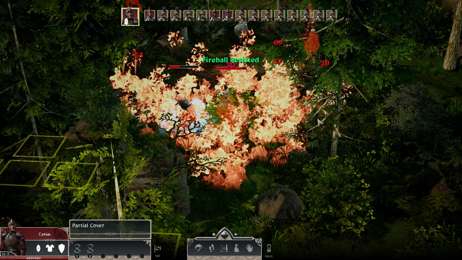 Combat on the tactical layer