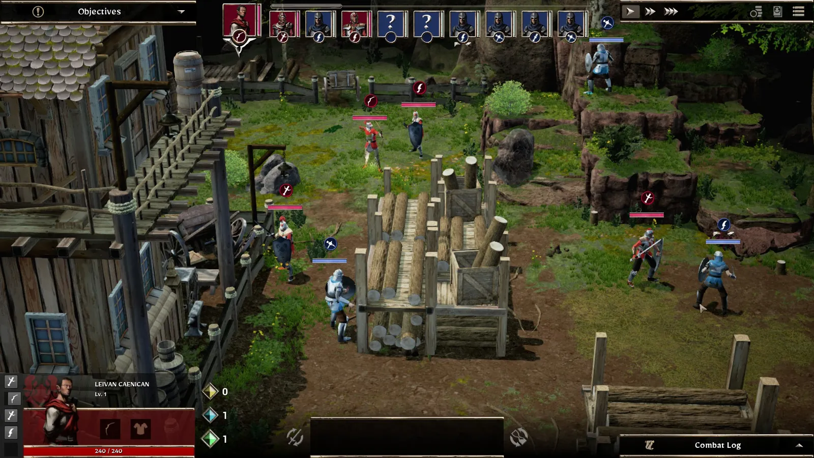 Forged of Blood tactical combat screenshot